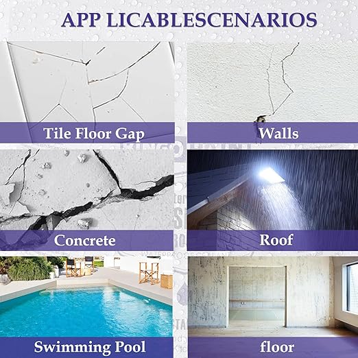 Transparent Waterproof Coating, BingoPaint Invisible Waterproof Agent Indoor & Outdoor Clear Sealant Water-Based Clear Sealant Roofs, Walls, Garden, Terraces，Shower, Window Sills，Concrete,70Oz