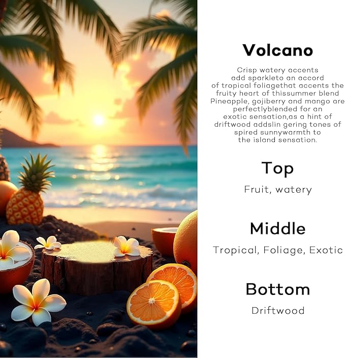 HoogaLife Car Air Freshener Diffuser 2 Pack Hanging Air Freshener Diffuser - VoIeano Lava Fragrance Oil Air D iffuser for Car, 45+ days Long Lasting Fragrance Made in USA (V53)