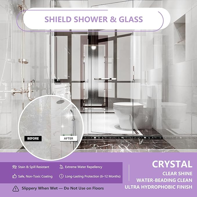 Ceramic Coating Spray for Kitchen Appliances & Stainless Steel – Fingerprint Resistant Cleaner & Sealer for Sinks, Fridges, Stoves – Easy Cleaning & Long-Lasting Multi-Surface Shine 17.32oz