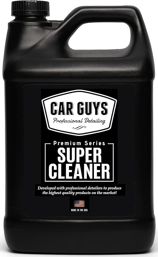 CAR GUYS Super Cleaner 1 Gallon Refill | Effective Car Interior Cleaner | Leather Car Seat Cleaner | Stain Remover for Carpet, Upholstery, Fabric, and Much More! | 1 Gallon (Sprayer Not Included)