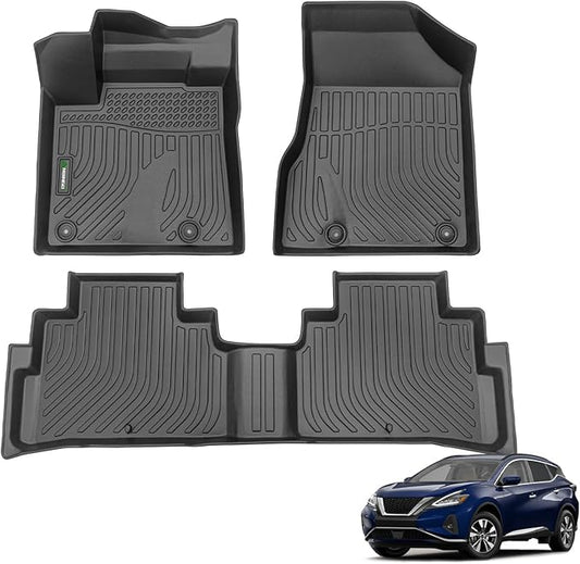 ANBINGO®Floor Mats Fit for Nissan Murano 2024-2017.5 All Weather Mats for Murano TPE Car Mat Rugs for Nissan Murano Rubber Trunk Carpet for Murano Automotive Accessories