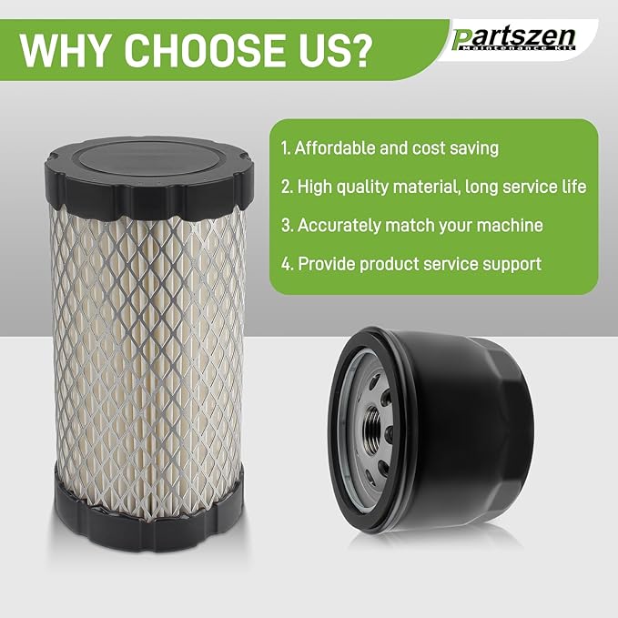 793569 Air Oil Fuel Filter Fit for John Deere LA125 LA115 D100 D110 D120 L100 E110 for Craftsman YT3000 YTS3000 YS4500 for 31E877 31L777 31M977 31Q677 31S777 31S877