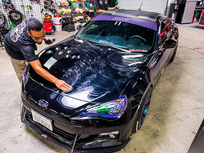 Chemical Guys Black Light Hybrid Radiant Finish - Premium Glaze and Sealant for Black and Dark Colored Cars - Enhances Depth, Gloss and Protection on Cars, Trucks, SUVs and More, 16 fl oz Bottle