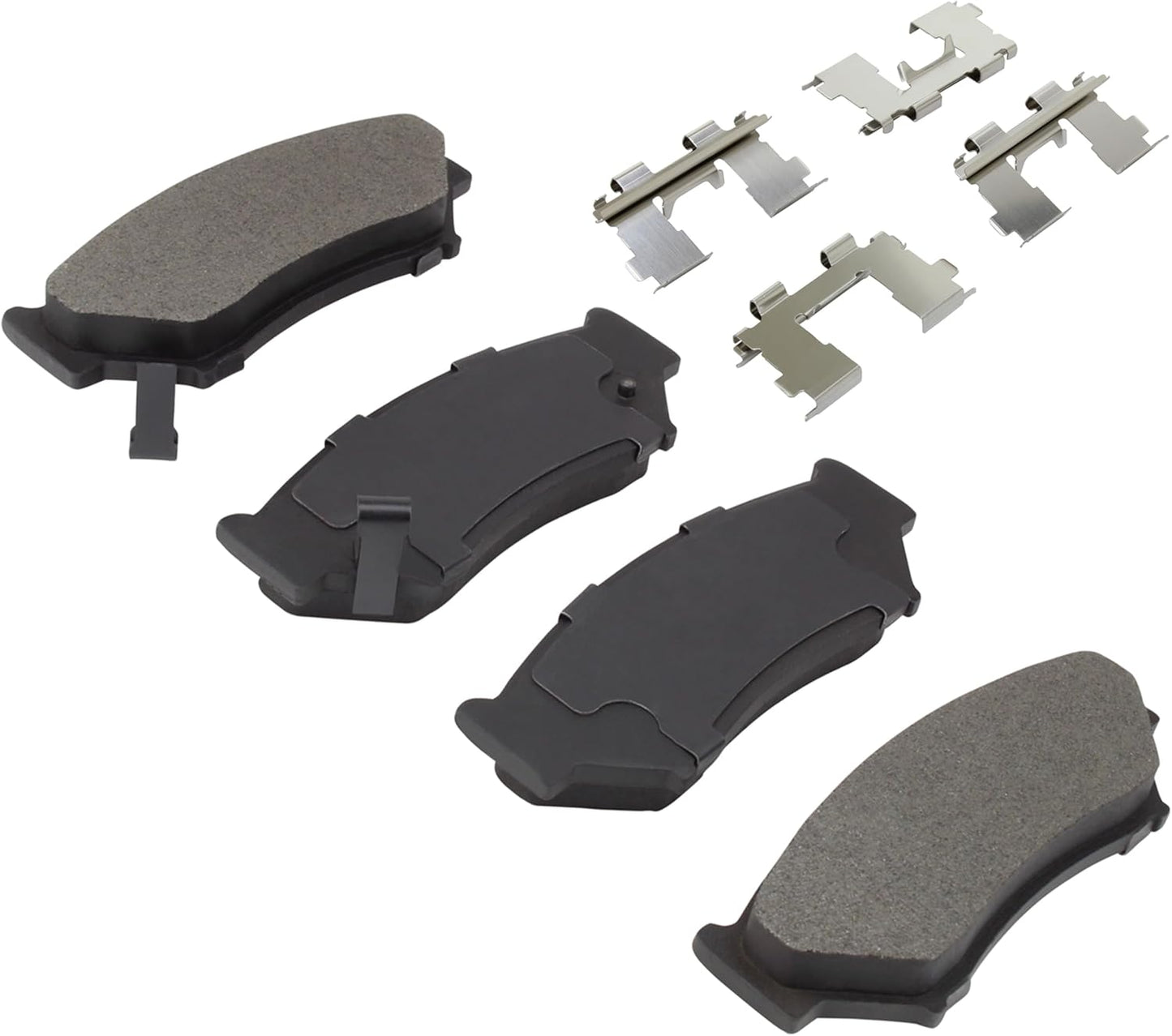 Premium Ceramic Front Brake Pads (1001-0556C) Compatible with Chevrolet Tracker 1998-2007, Geo Tracker 1996-1997, Suzuki Sidekick 1991-1995, Suzuki Vitara 1999-2004