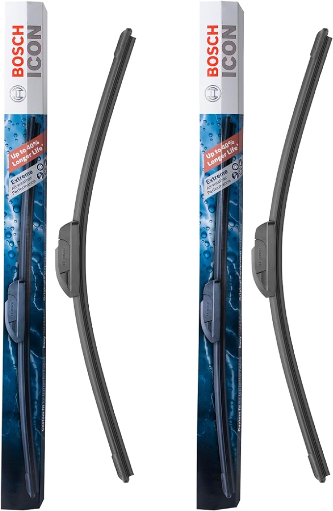 BOSCH 26OE22OE ICON Beam Wiper Blades - Driver and Passenger Side - Set of 2 Blades (26OE & 22OE)