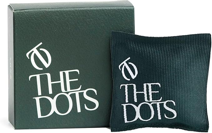 THEDOTS Series Frosted Ebony Car Vent Clip, Fabric Sachet Air Freshener, 30 Days Long-Lasting for Car Interior Decor, Non-Toxic (1 Pack)