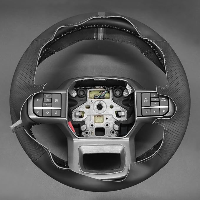 MEWANT DIY Steering Wheel Cover for Ford F150 Lightning 2022-2024 F350 2023-2024 F450 2023-2024 Expedition 2022-2024