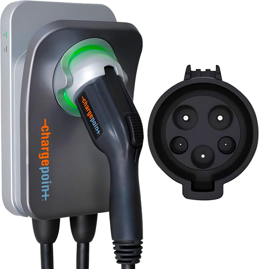 ChargePoint HomeFlex Level 2 EV Charger J1772, NEMA 14-50 Plug for Electric Car - Fast Smart Battery Power Charging at Home for Electric Automobile Vehicles