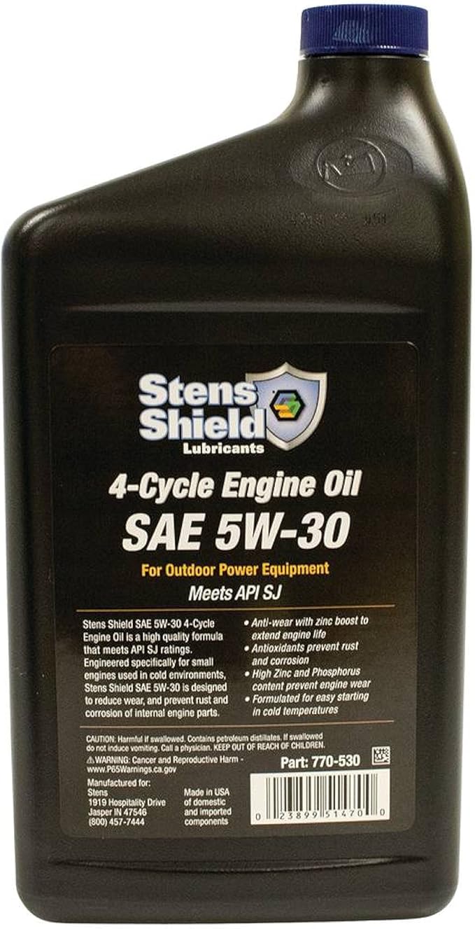 Stens New 4-Cycle Engine Oil for Universal Products SAE 5W-30, 770-530