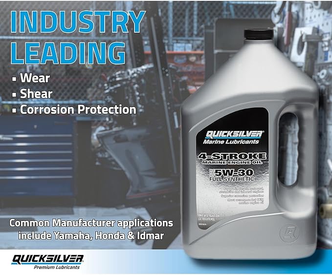Quicksilver 5W-30 Full Synthetic Marine Engine Oil