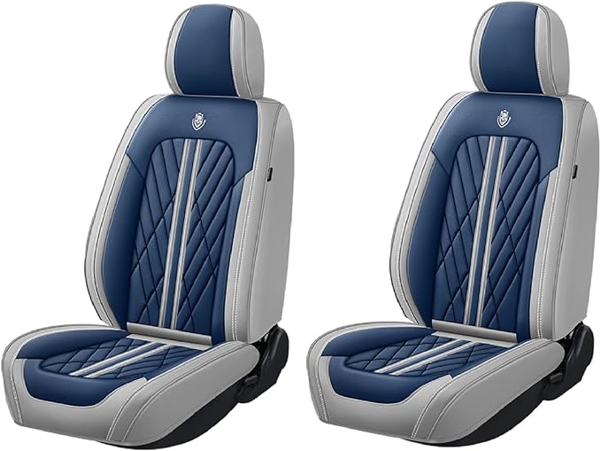 Universal Fit Waterproof Breathable Nappa Leather Automotive Vehicle Car Seat Covers Set Cushion Protector for Sedan SUV