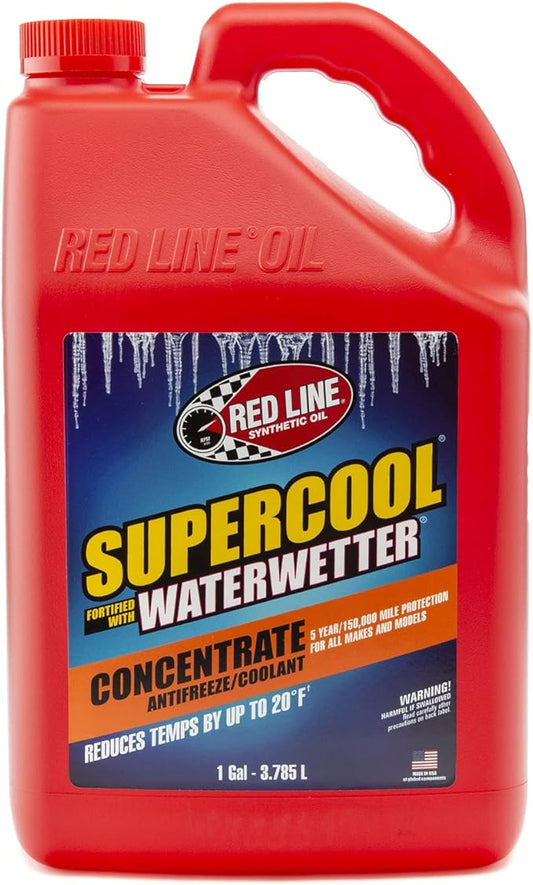 Red Line 81205 Supercool Concentrate Antifreeze/Coolant Fortified with WaterWetter, 1 Gallon (1)