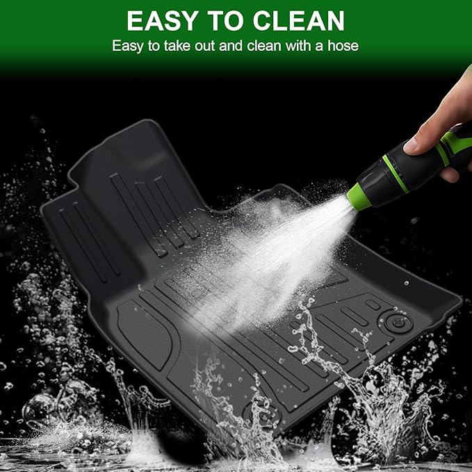 Floor Mats for 2025 2026 Toyota Camry (Include Hybrid), TPE All Weather Protection Interior Car Floor Liners Door Sill Guards for Camry SE/LE/XLE/XSE Accessories