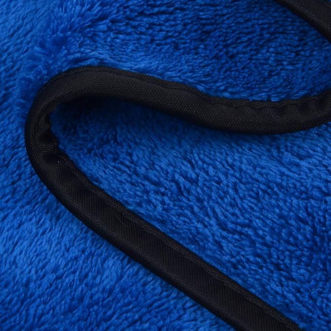 SINLAND Microfiber Car Drying Towels Ultra Absorbent,No Streaks,Scratches, or Water Spots,Wash Cleaning Auto Detailing Towels 380gsm 16inch x 24inch 3Pack Blue