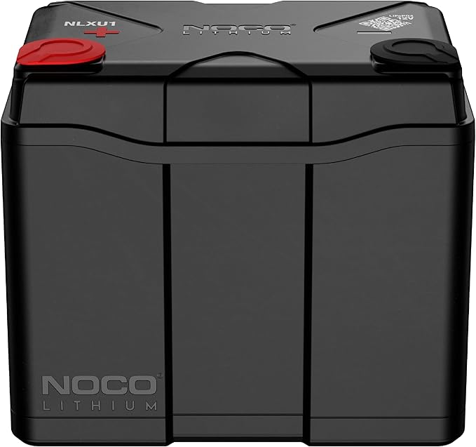 NOCO Lithium NLXU1: 12V LiFePO4 Lithium Battery — Dual-Purpose — 40Ah Deep-Cycle + 600A Group U1 Starter Battery — For Auto, Car Audio, Marine, Boat, RV, Off-Grid, Camper — UL Listed