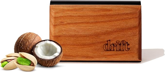 Drift Car Air Freshener - Wood Fragrance - Automotive Odor Eliminator - Long Lasting Scent - Scent Refill - Coconut & Pistachio Starter Kit