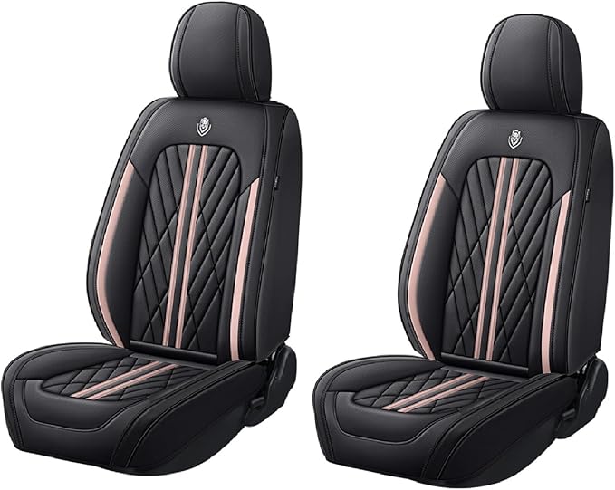 Universal Fit Waterproof Breathable Nappa Leather Automotive Vehicle Car Seat Covers Set Cushion Protector for Sedan SUV