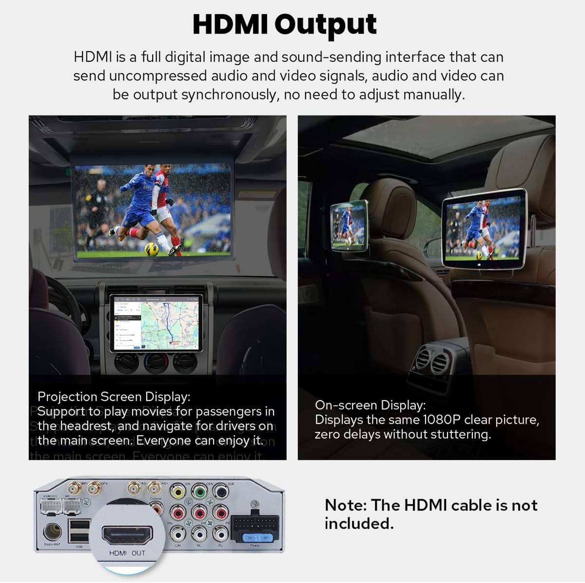 Joying Single Din Touchscreen Radio 10.1 Inch Car Stereo with Apple Carplay & Android Auto, 8GB+128GB Android 13 Head Unit with Mirror Link, AM/FM, Bluetooth, SWC, GPS(JY-UTS10N8)