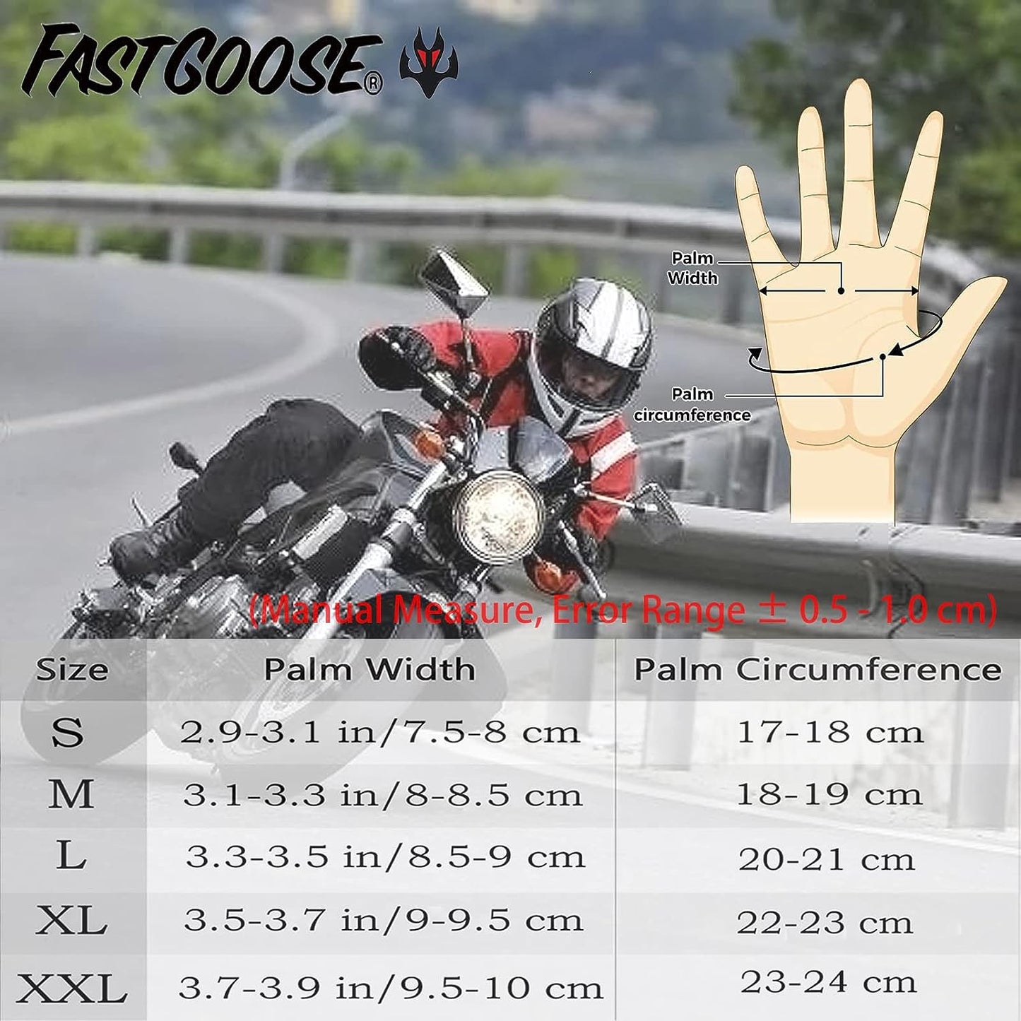 Dirt Bike Motorcycle Gloves - Motocross, Motorbike & ATV Off Road Racing Sports Cycling Gloves