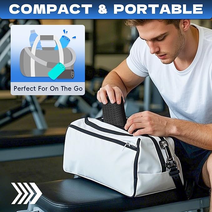 Microfiber Gym Towels for Showering Working Out Quick Dry Negative ions Large Middle Small Sizes Lightweight Gym Towel for Men Women Tennis Sports Towels for Body Hot Yoga Fitness Essentials