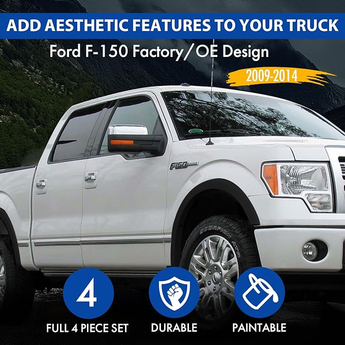 Ford F150 Factory/OE Design Fender Flares. Set of 4