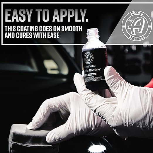 Adam's Polishes UV Graphene Ceramic Coating - 10H Ceramic Coating for Cars W/UV Glow Technology | 7+ Years of Protection | Apply After Car Wash Clay Bar Car Buffer Polisher | Boat RV Motorcycle