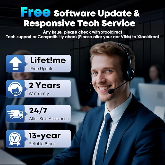 XTOOL D6 OBD2 Scanner, 2025 Full System Diagnostic Scan Tool, Free Update, 15 Services, Crank Sensor Relearn, Throttle Relearn, Oil Reset, ABS Bleed, FCA & CAN FD