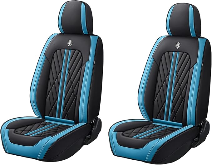 Universal Fit Waterproof Breathable Nappa Leather Automotive Vehicle Car Seat Covers Set Cushion Protector for Sedan SUV