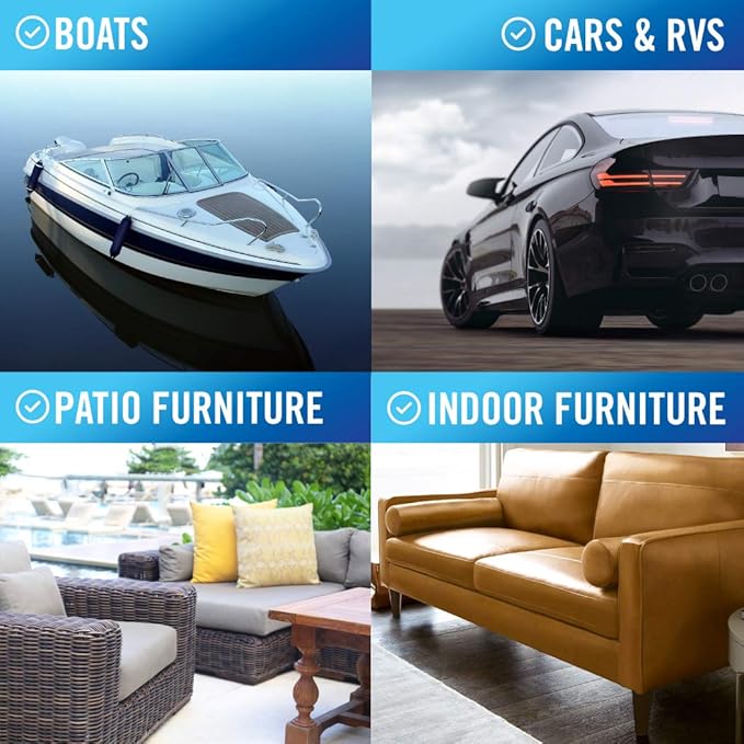 Upholstery Brush Set, Carpet and Car Cleaning Brushes, Horsehair Detailing Brush for Upholstery Cleaner, Leather, Interior, Boat, Couch, and Sofa Cleaning