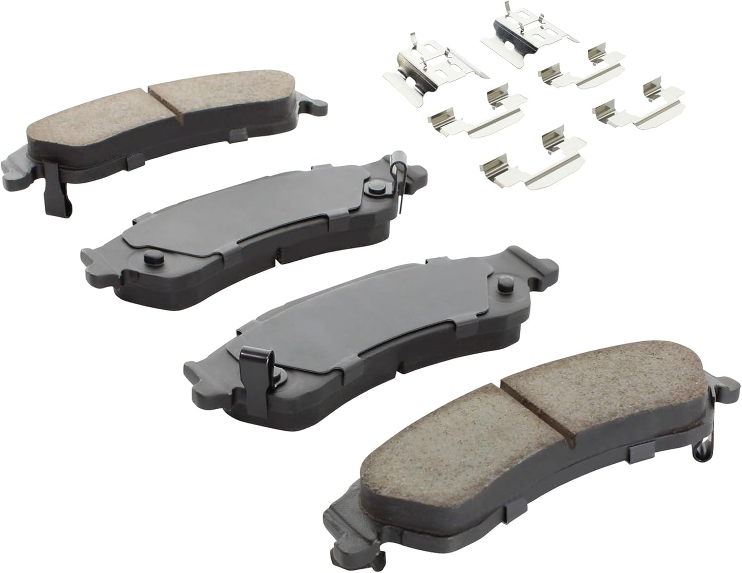 Premium Semi-Metallic Rear Brake Pads (1001-0729M) Compatible with 1997-2005 Chevrolet/GMC/Isuzu/Oldsmobile (Blazer/Bravada/Hombre/Jimmy/S10/Sonoma)