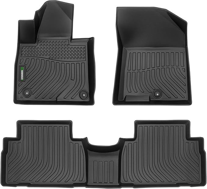 ANBINGO®Fit for Hyundai Santa Fe Floor Mats 2019-2020 (Only 5 Seater) /for Hyundai Santa Fe Car Mats 2019-2020 All Weather Mats for Santa Fe TPE Car Mat Rugs for Santa Fe Rubber Trunk Carpet