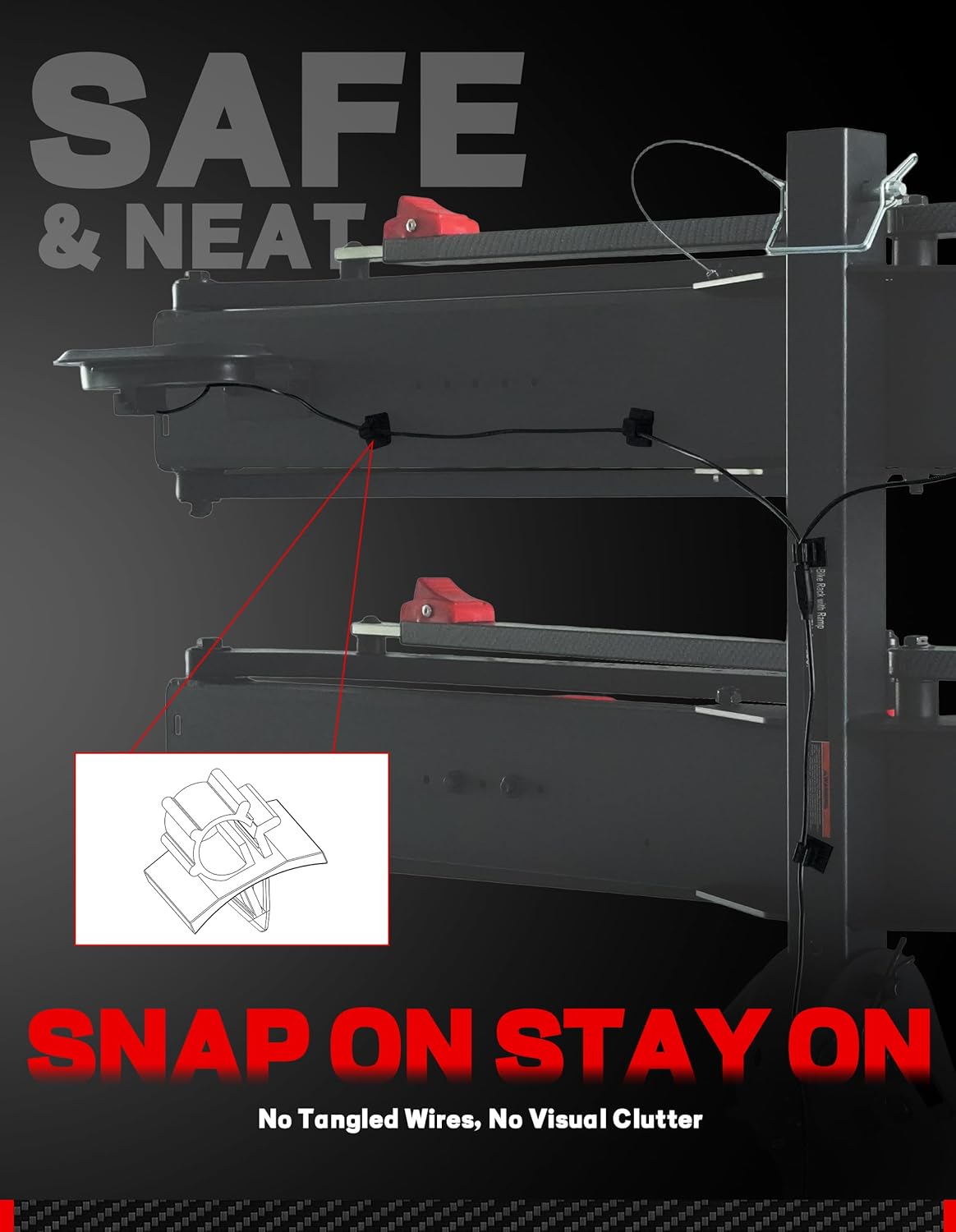 Young Bike Rack Brake Light & Plate Kit, 6 Inch 10LEDs Oval Red LED Tail Light 2PCS, FMVSS108 Certified, Waterproof Stop Turn Signal Tail Lights. Fits Young Hitch Racks #10104186