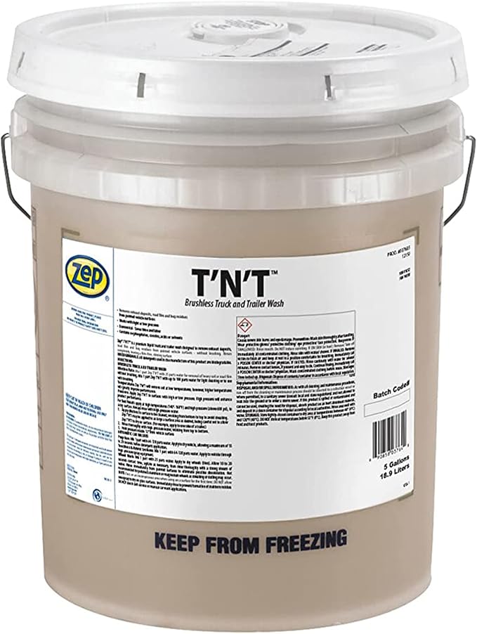 Zep Brushless T'N'T Truck and Trailer Wash - 5 Gallon (1 Pail) 37635