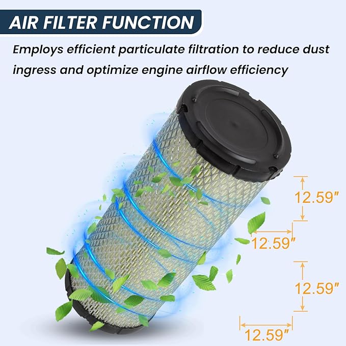 Tractors Maintenance Filter Kit Compatible with Kubota L2501 L2800 L3200 L3400 L3700SU L3800 HST Replaces TA040-93230, HH164-32430, HH3A0-82623, HHK70-14073, 6A320-59930 Air Oil Fuel Hydraulic Filter