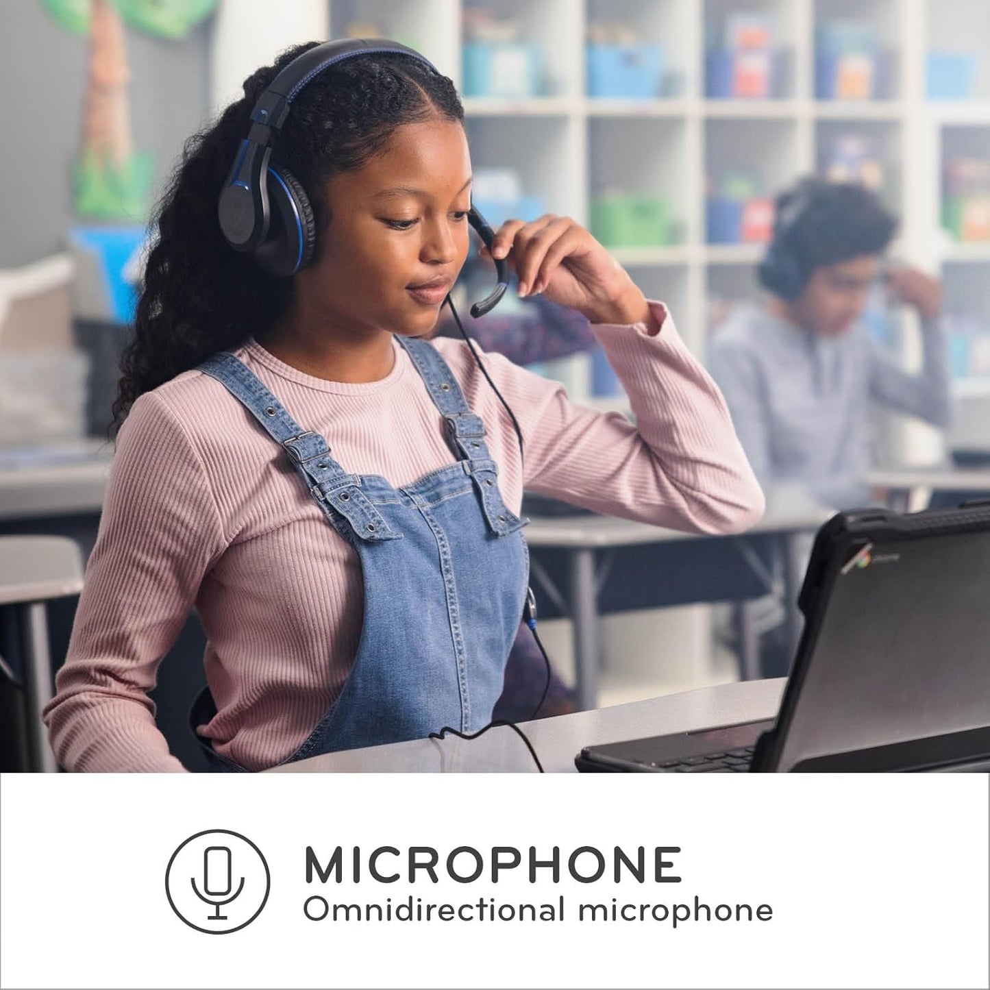 ThinkWrite Technologies TWT Audio Duro, TW220 (2nd Gen) | Premium Over-Ear Wired Headset with Noise Reducing Microphone (USB-A Connection)