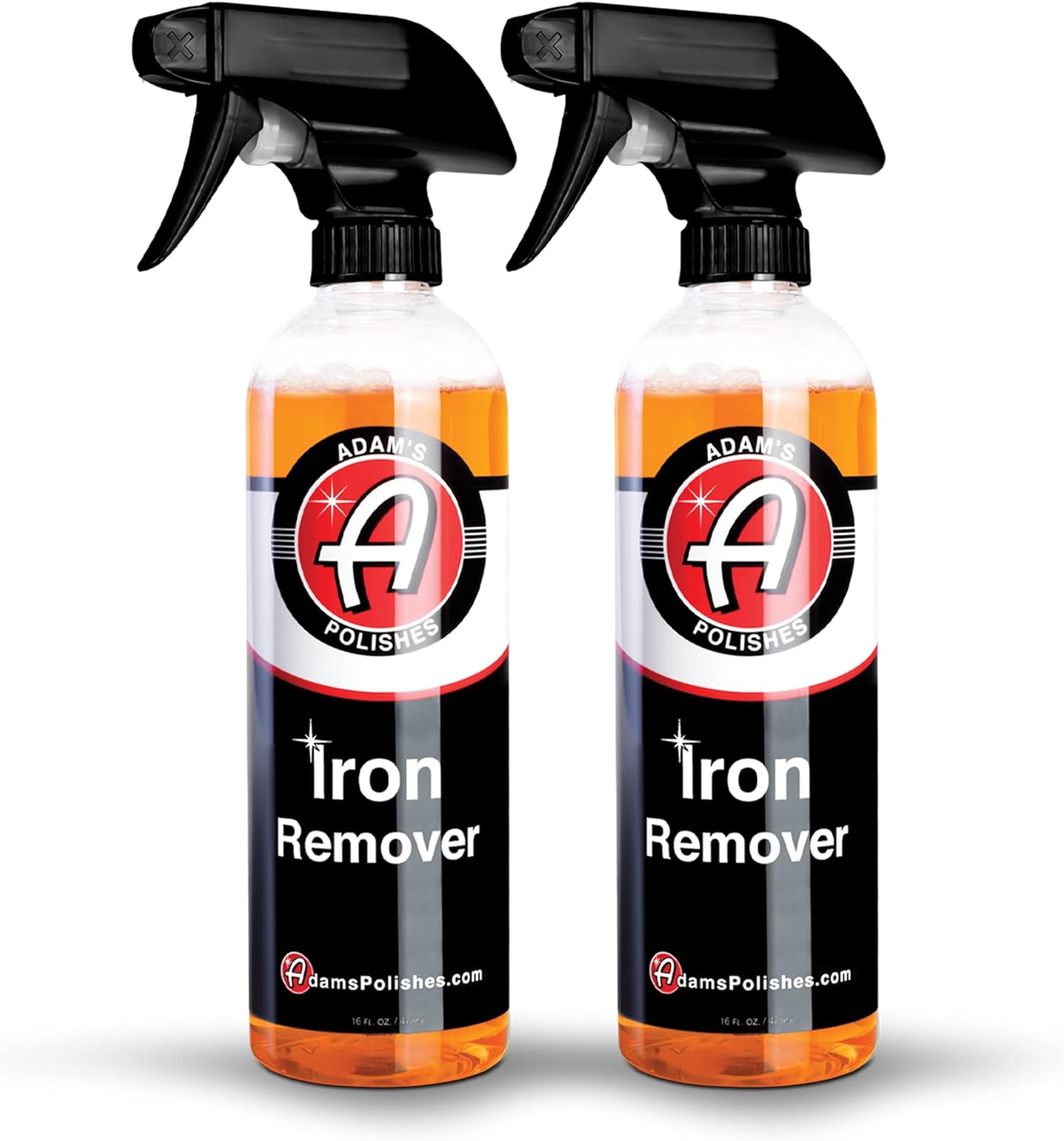 Adam's Iron Remover (16oz, 2 Pack) - Fallout & Iron Remover Spray for Car Detailing Removes Iron Particles in Auto Paint, Wheels, Motorcycle, RV & Boat - Use Before Clay Bar, Wax or Car Wash