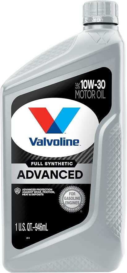 Valvoline Advanced Full Synthetic SAE 10W-30 Motor Oil 1 QT