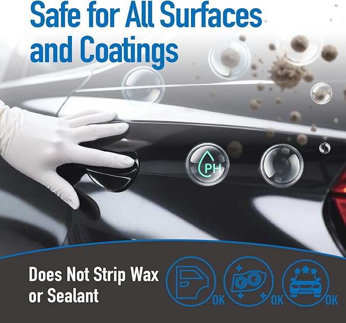 Nanoskin NANO SUDS Foaming Car Wash Shampoo 5 Gallons - Works with Foam Cannon, Foam Gun, Bucket Washes, Car Soap for Pressure Washer | Safe for Cars Trucks, Motorcycles, RVs & More | Fruity Scented, 640 Fl Oz (Pack of 1), Blue