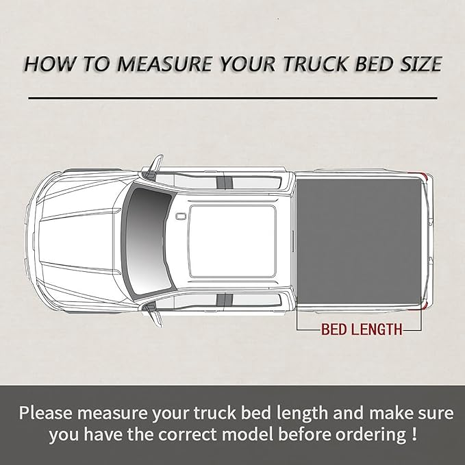 Hard Tri-Fold Truck Bed Tonneau Cover Replacement for 2015 2016 2017 2018 2019 2020 20212 2022 2023 2024 Chevy Colorado/GMC Canyon 6.2FT Bed Fleetside