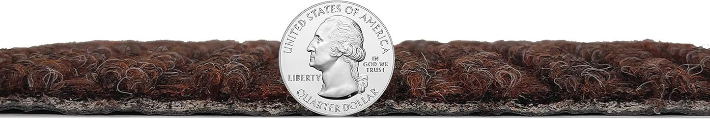 KOECKRITZ Heavy Duty Durable All Weather Indoor/Outdoor Non Slip Entrance Mat Rugs and Runners for Office Business Building Home Garage Front Door (5' x 19', Brick)