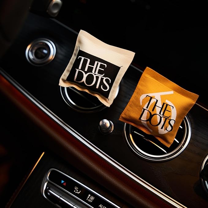 THEDOTS Series 3 Pack Fabric Car Vent Clips Gift Set, 3 Scents, Long-Lasting Scent, Luxury Car Air Fresheners, Universal Clips for SUV Sedan