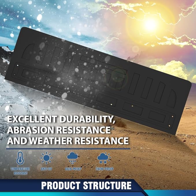 PIT66 Trunk Bed Mat Cargo Liner Compatible with Chevy Silverado GMC Sierra 1500 2500HD 3500HD 2007-2018 with 5.8 FT Bed TPE Black