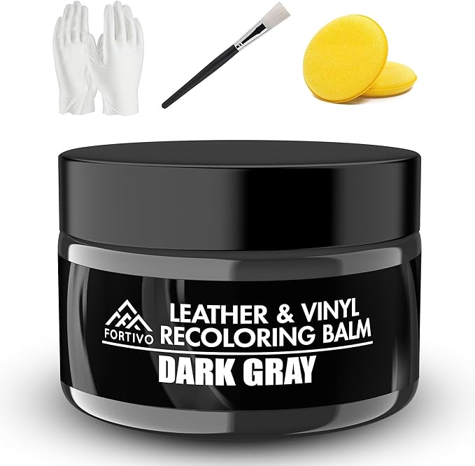 Leather Recoloring Balm, Color Restorer, Scratch Remover, Couch Paint and Repair, Leather Balm for Couches