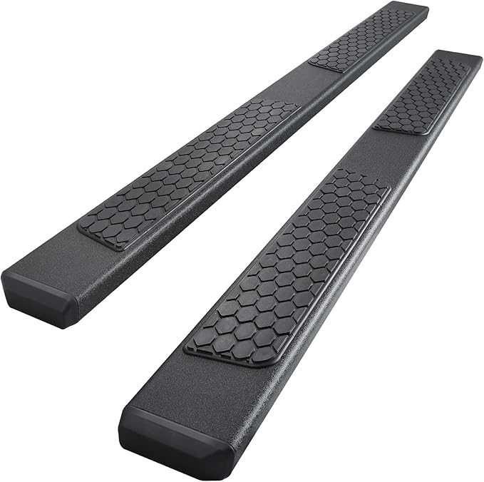 COMNOVA Side Steps Running Boards Compatible with 2009-2018 Dodge Ram 1500 Crew Cab, 2010-2026 Ram 2500 3500 Crew Cab(incl 2019-2024 Classic). 6.5 Inches Rock Sliders Truck Side Steps Nerf Bars.