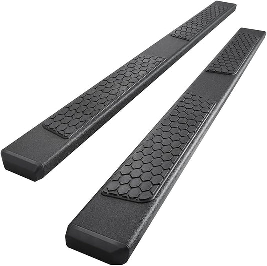 COMNOVA Side Steps Running Boards Compatible with 2009-2018 Dodge Ram 1500 Crew Cab, 2010-2026 Ram 2500 3500 Crew Cab(incl 2019-2024 Classic). 6.5 Inches Rock Sliders Truck Side Steps Nerf Bars.
