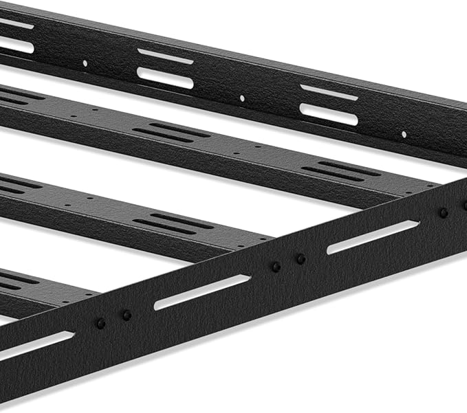 3/4-Length Roof Rack Cargo Basket Compatible with 2010-2024 Toyota 4Runner 5th Gen Cargo Carrier, Streamlined Heavy-Duty Overland Rooftop Luggage Storage Holder Cargo Racks, 350 LBS Capacity