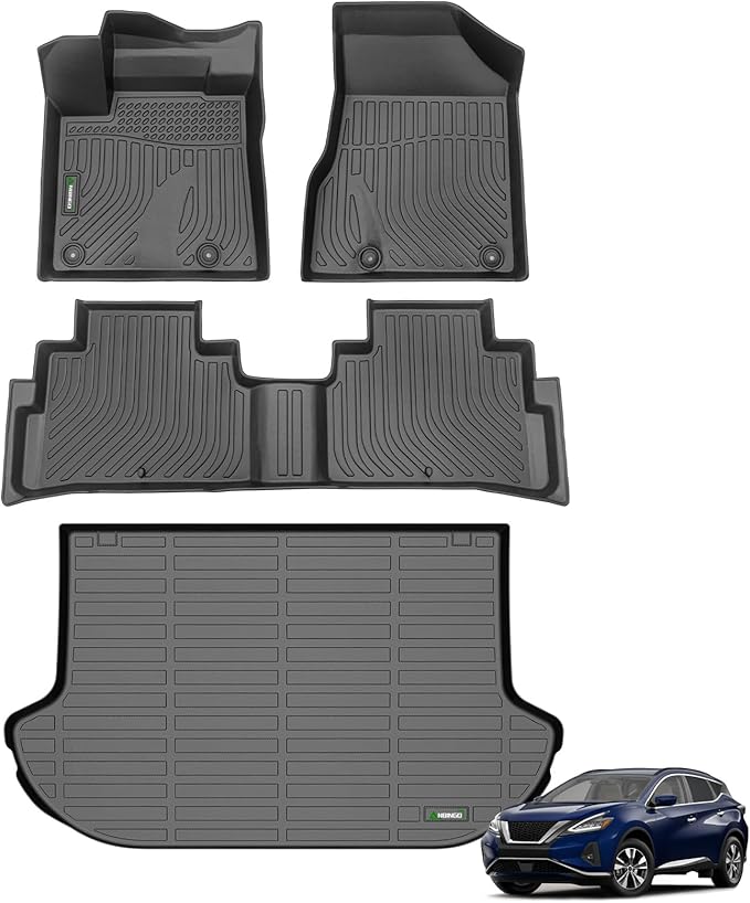 ANBINGO®Fit for Nissan Murano Floor Mats 2024-2017.5&Cargo Liners All Weather Mats for Murano TPE Car Mat Rugs for Nissan Murano Rubber Trunk Carpet for Murano Automotive Accessories