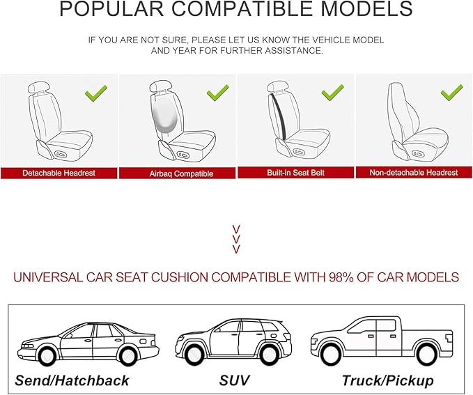 Car Seat Cover for Luxury & Comfort - PU Leather, Anti-Slip, Full Wrap Protection with Storage Pocket for Bottom Cushion - Universal Fit for 95% of Vehicles (Yellowish-White,2 Piece)