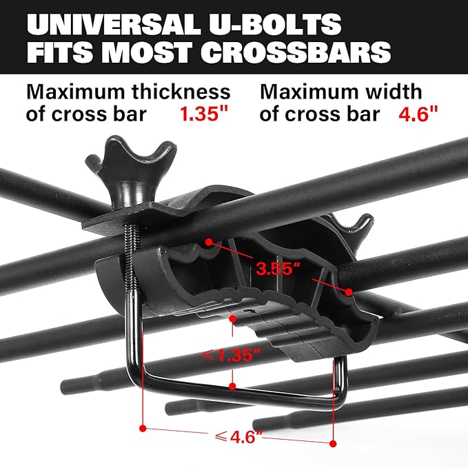 WEIZE 54" x 34" Heavy Duty Roof Rack, Rooftop Cargo Carrier Basket with Waterproof Bag, Tie Down Strap, Net, Rack Extension and Car Top Luggage Holder for SUV, 200lb Capacity, Steel Construction