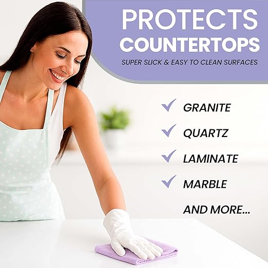 Fixture Shield Home Ceramic Coating Spray (8 oz) - SiO₂ Hydrophobic Protection for Kitchen & Bath | Repels Fingerprints, Stains & Hard Water | Extra Strength Formula | Made in USA